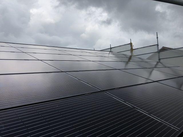 太陽光パネル設置①(施工後)