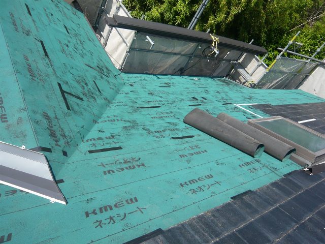 屋根工事①(施工開始)